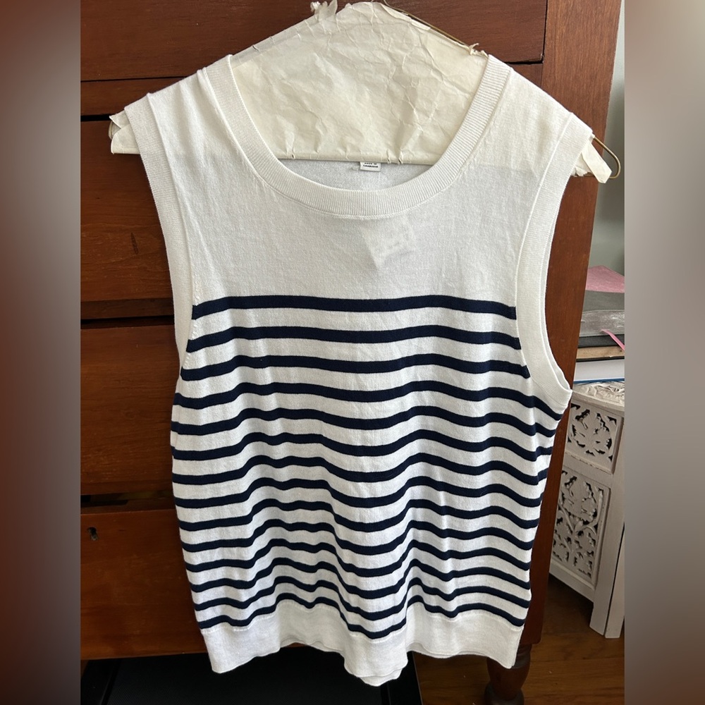 NWT J.crew sleeveless cotton shell